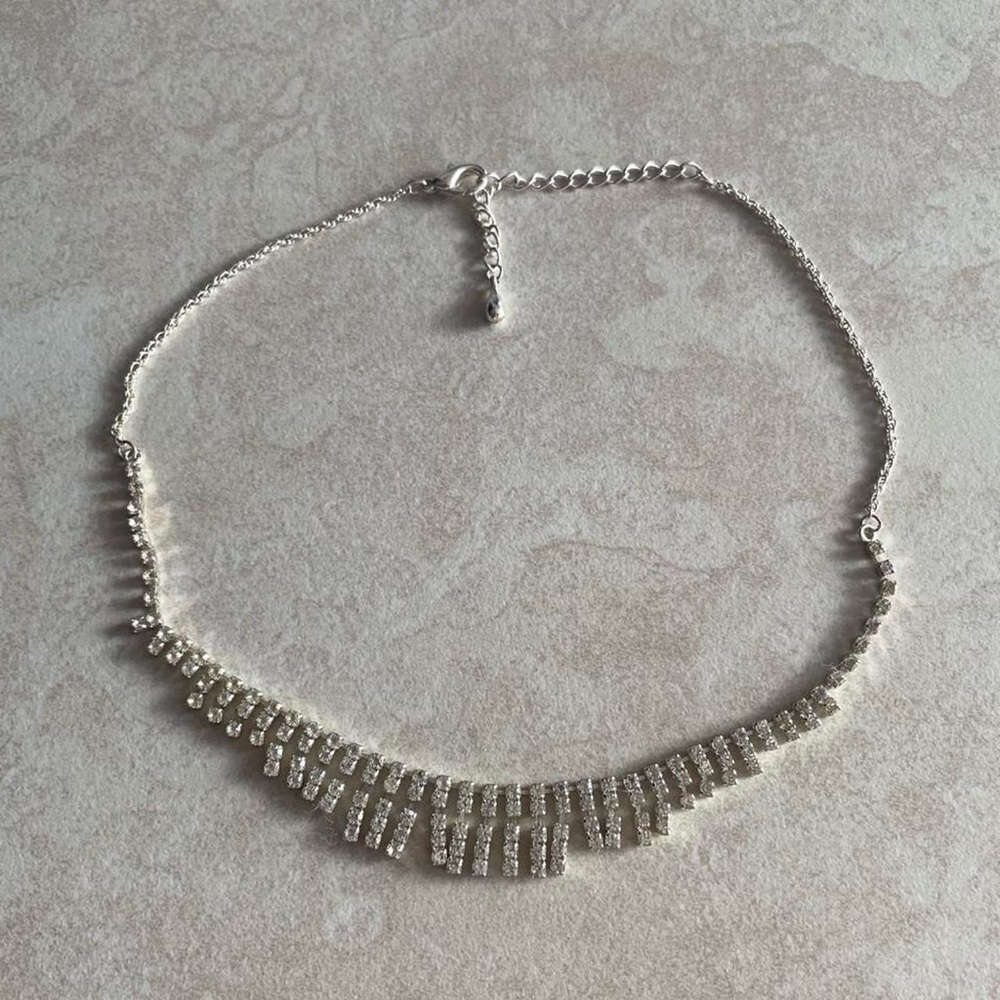 Diamond choker necklace